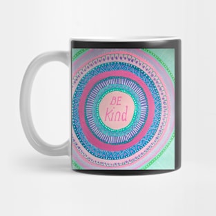 Be Kind/  Positive Vibes Mandala Mug